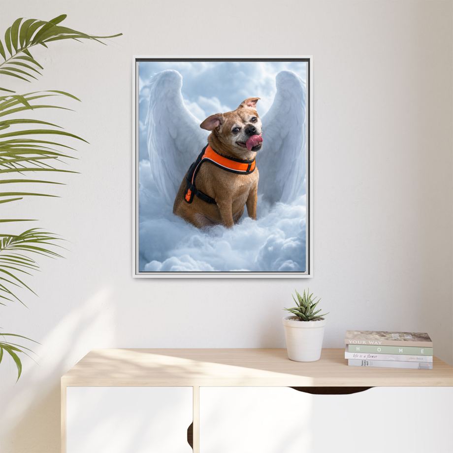 Framed 24x30 White context