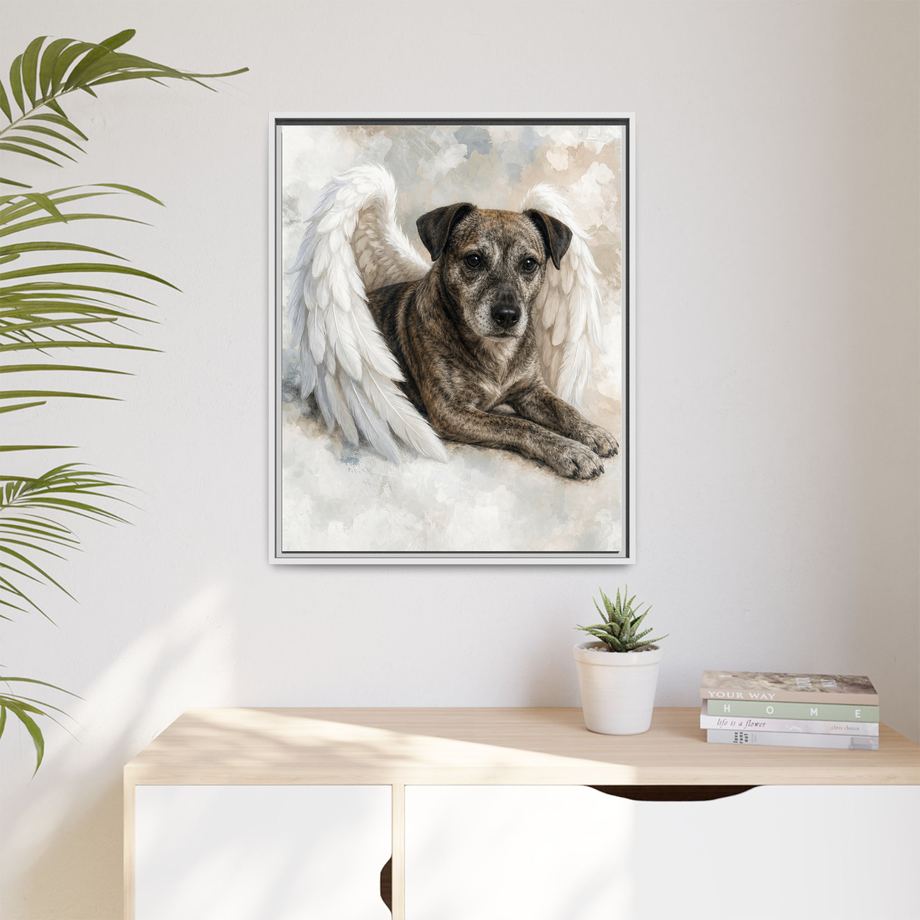 Framed 24x30 White context