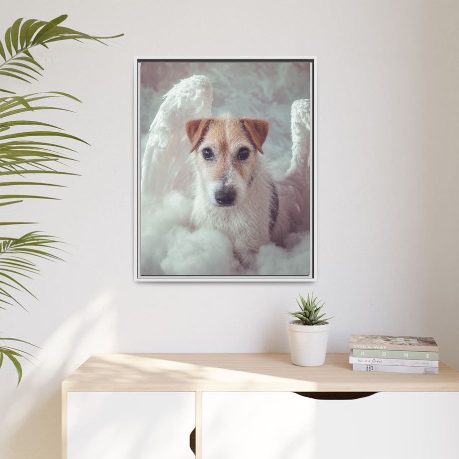 Framed 24x30 White context