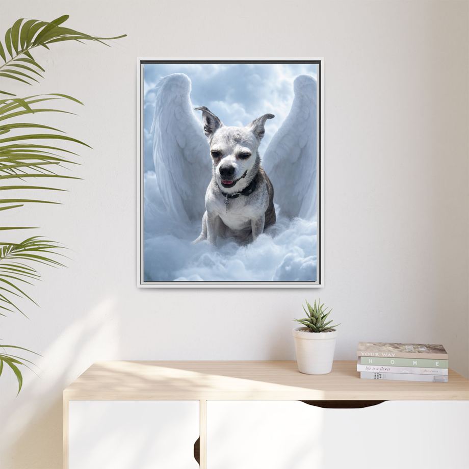 Framed 24x30 White context