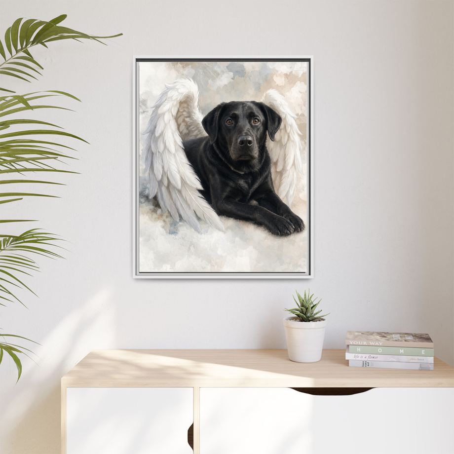 Framed 24x30 White context