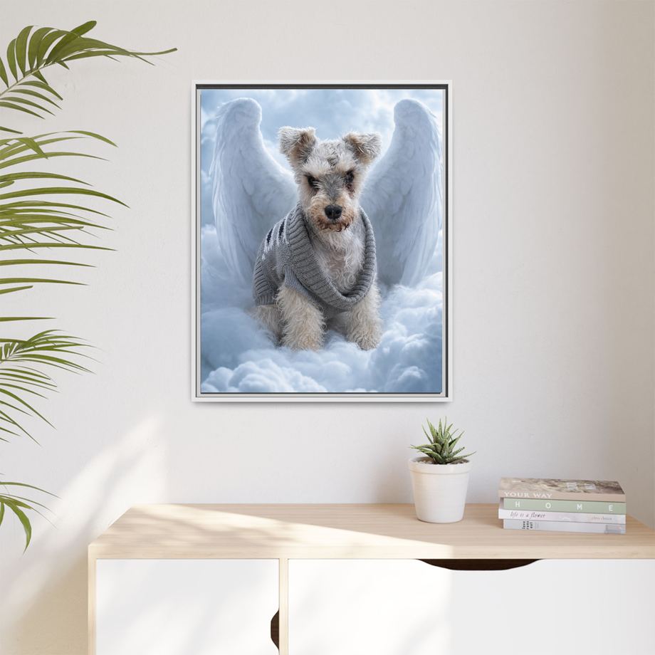 Framed 24x30 White context