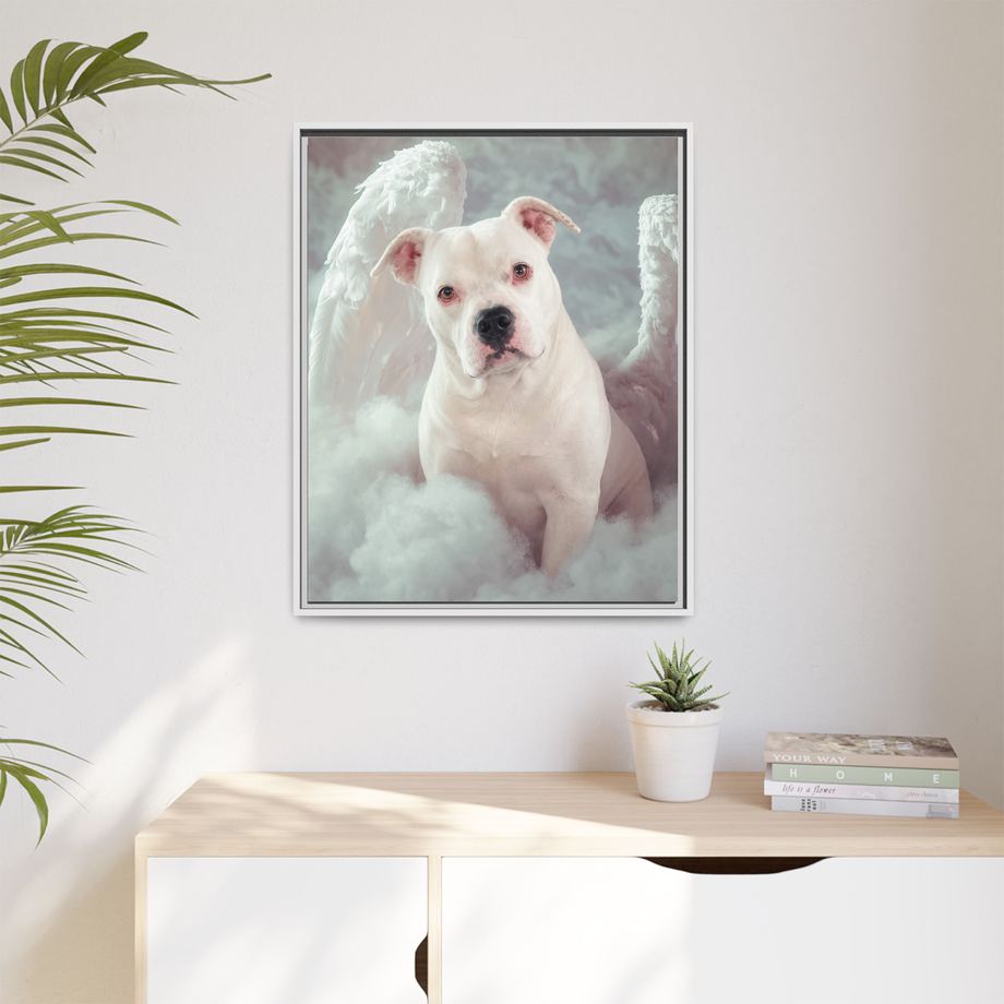Framed 24x30 White context