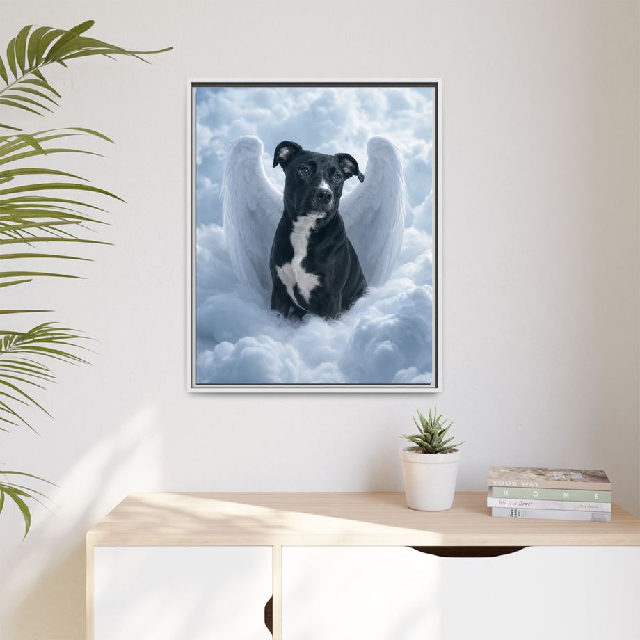Framed 24x30 White context
