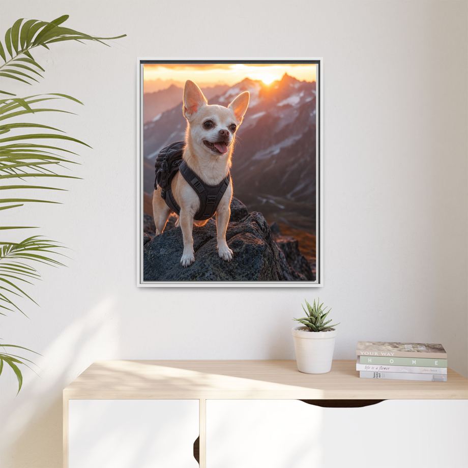 Framed 24x30 White context