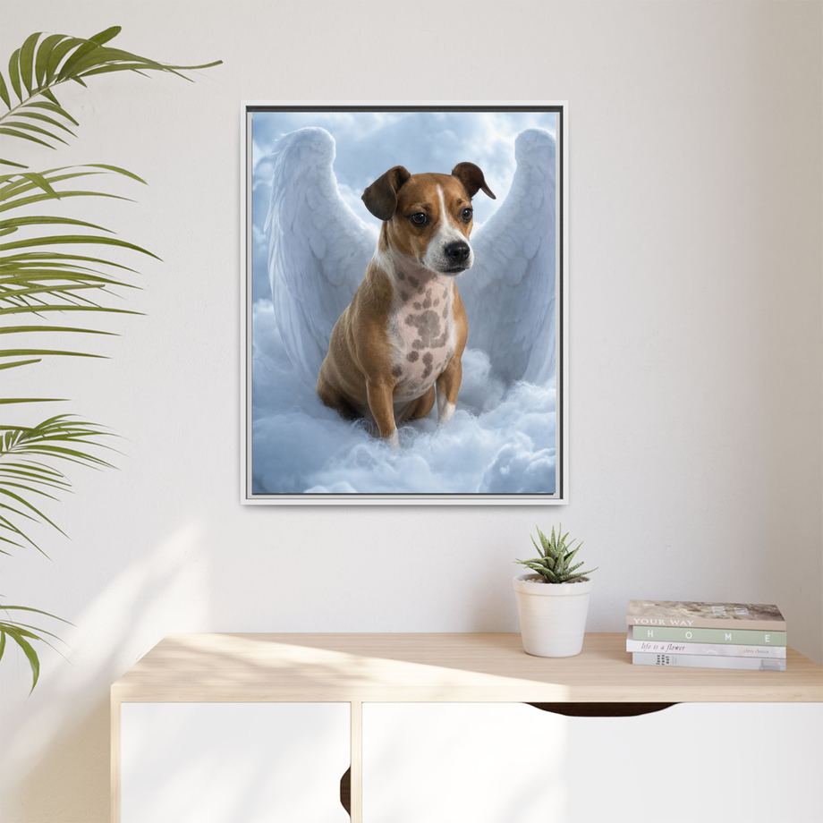 Framed 24x30 White context