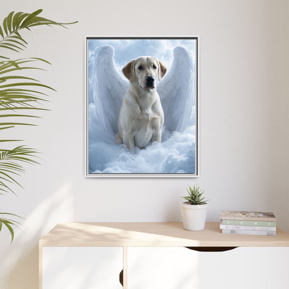 Framed 24x30 White context