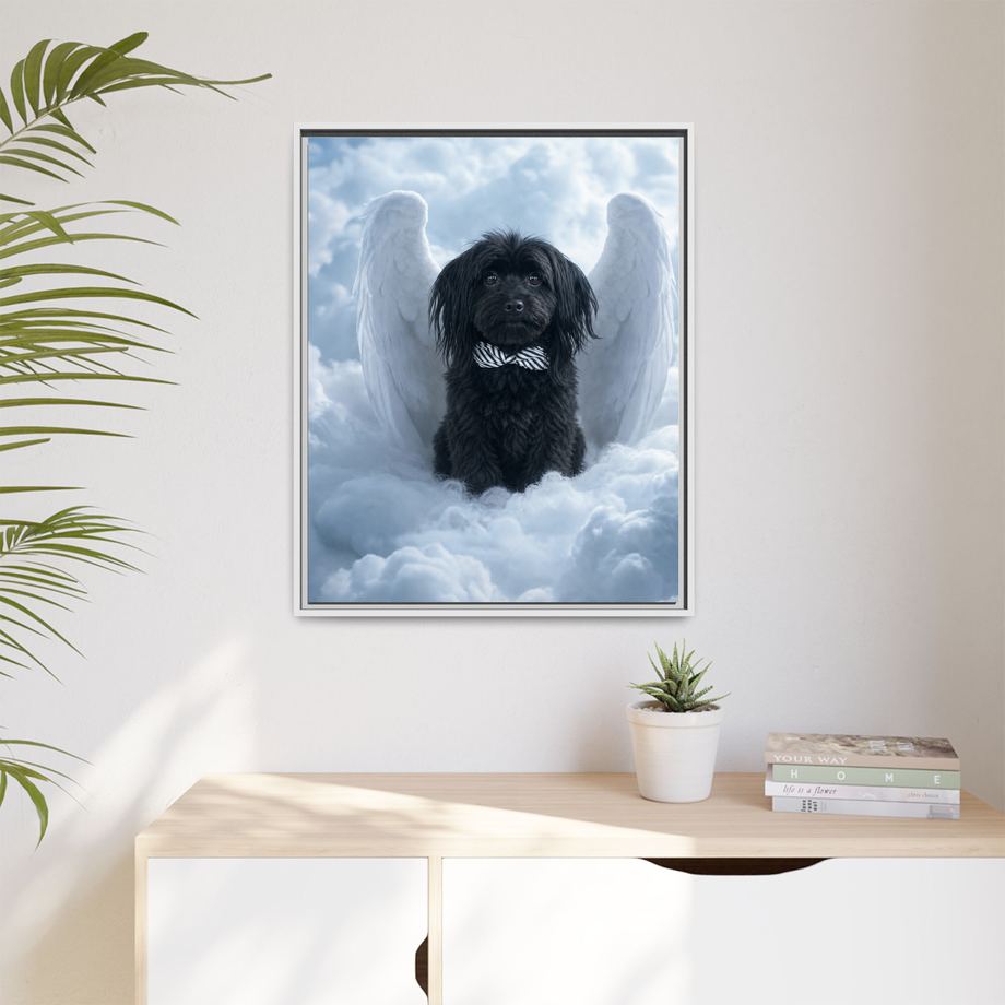 Framed 24x30 White context