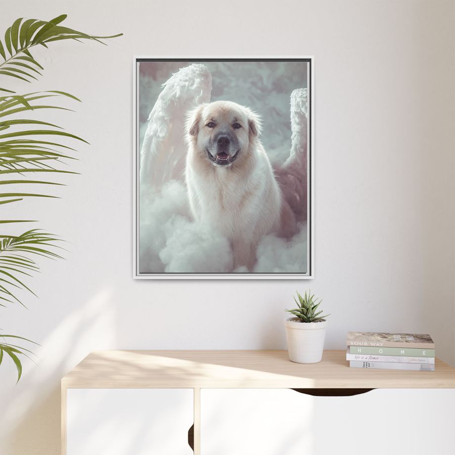 Framed 24x30 White context