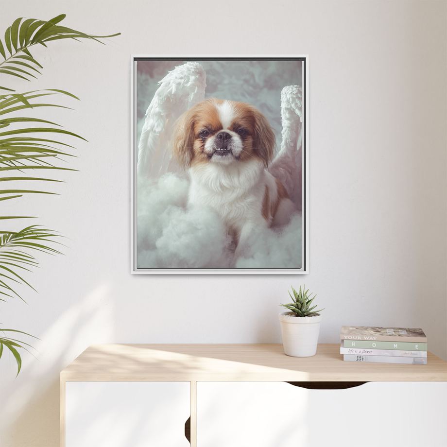 Framed 24x30 White context