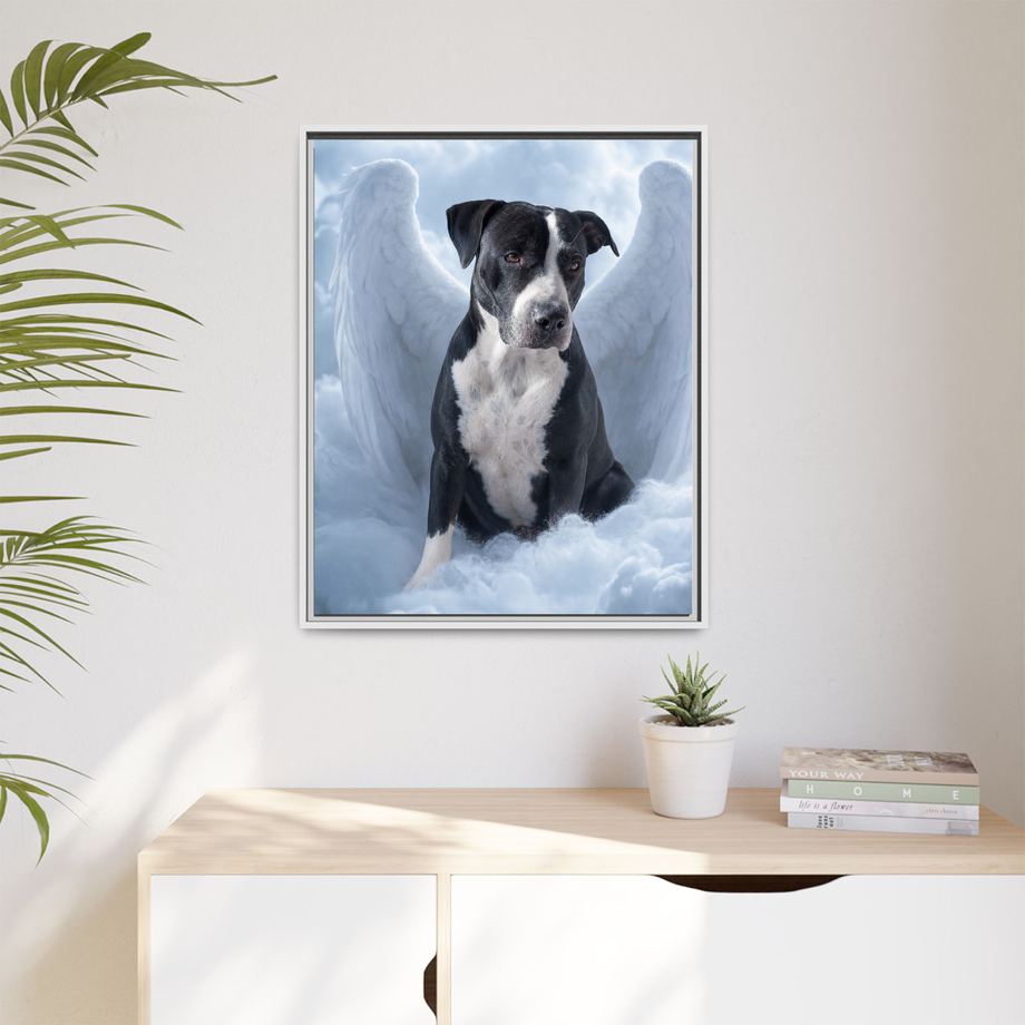 Framed 24x30 White context
