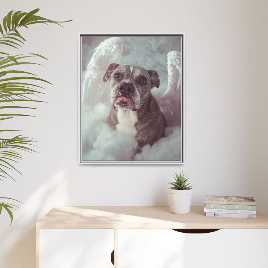 Framed 24x30 White context