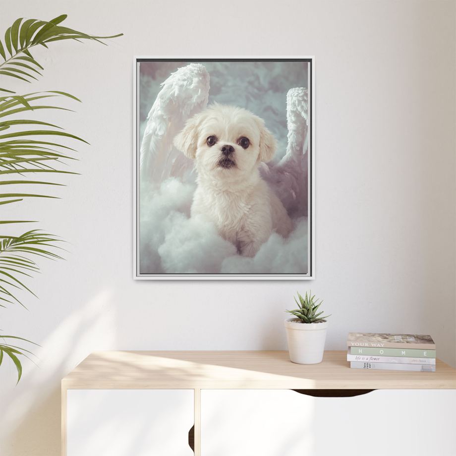 Framed 24x30 White context