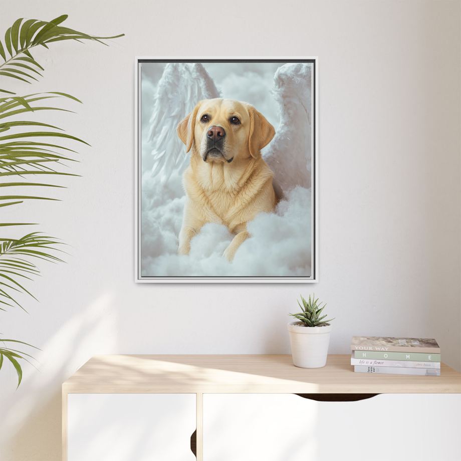 Framed 24x30 White context