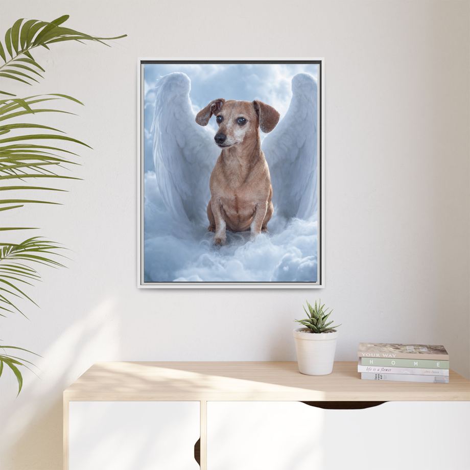 Framed 24x30 White context