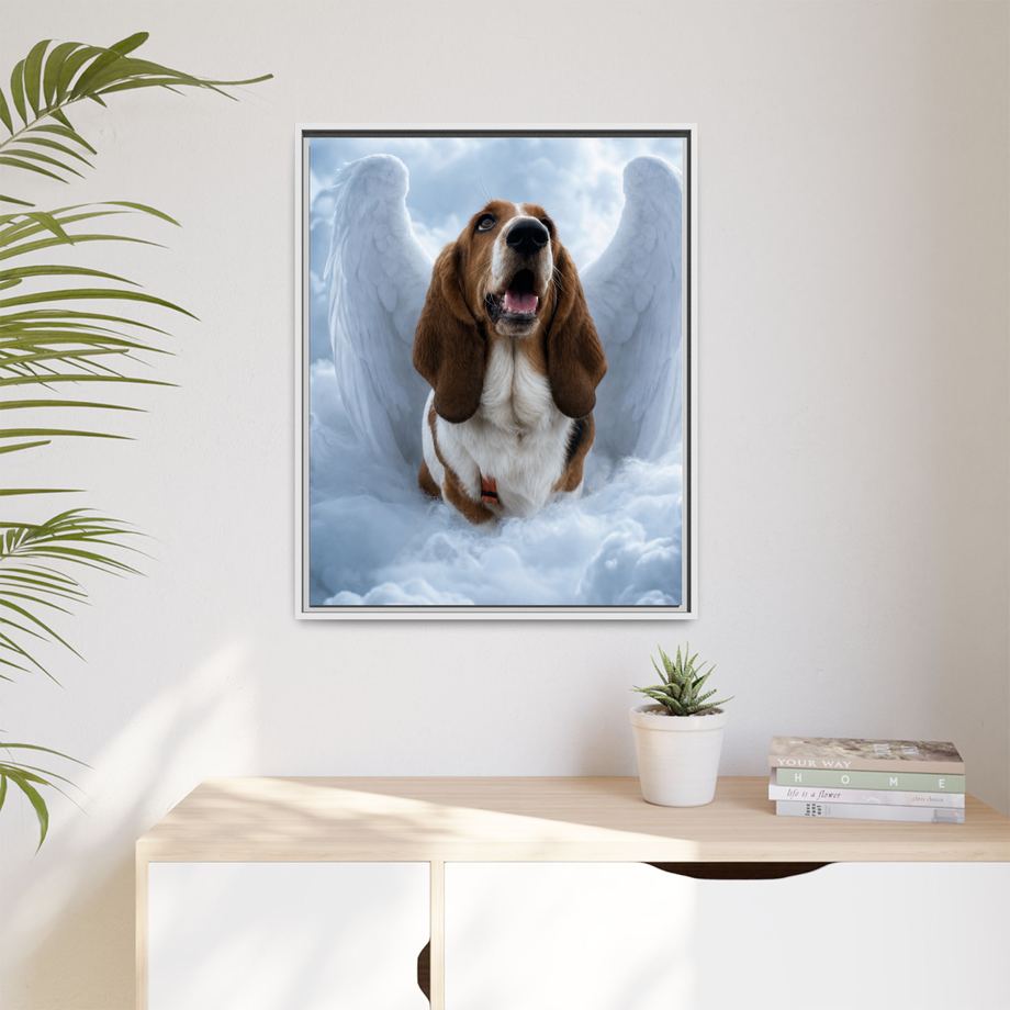 Framed 24x30 White context
