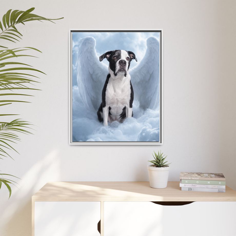 Framed 24x30 White context