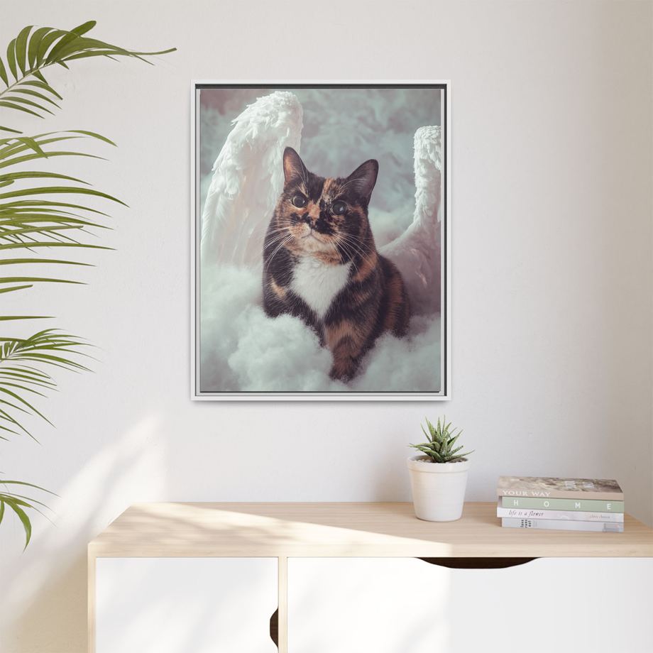 Framed 24x30 White context