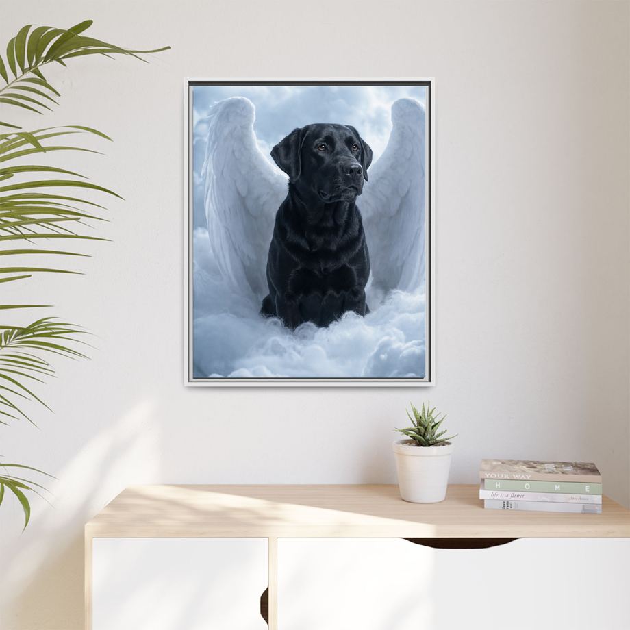Framed 24x30 White context