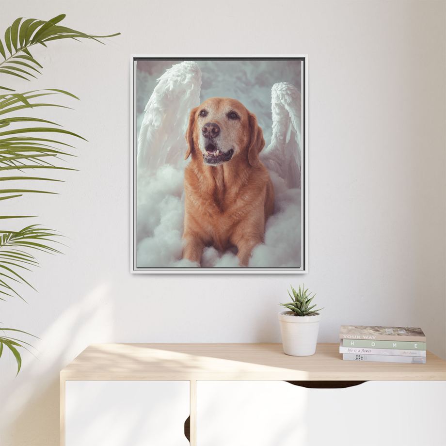 Framed 24x30 White context
