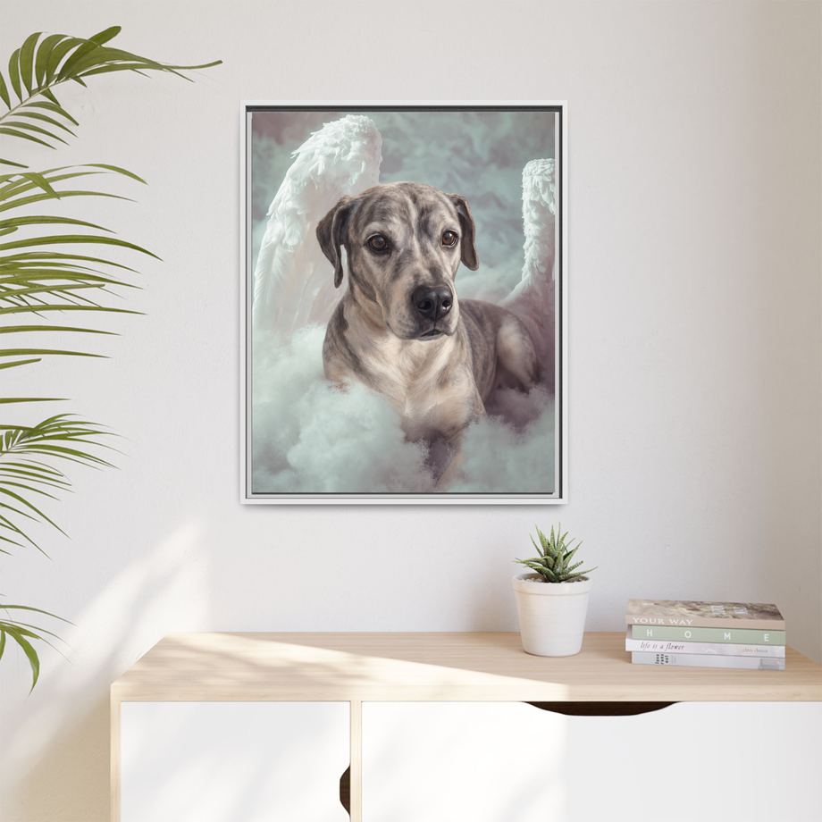 Framed 24x30 White context