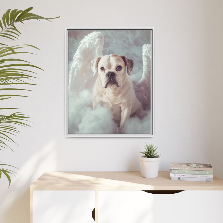 Framed 24x30 White context