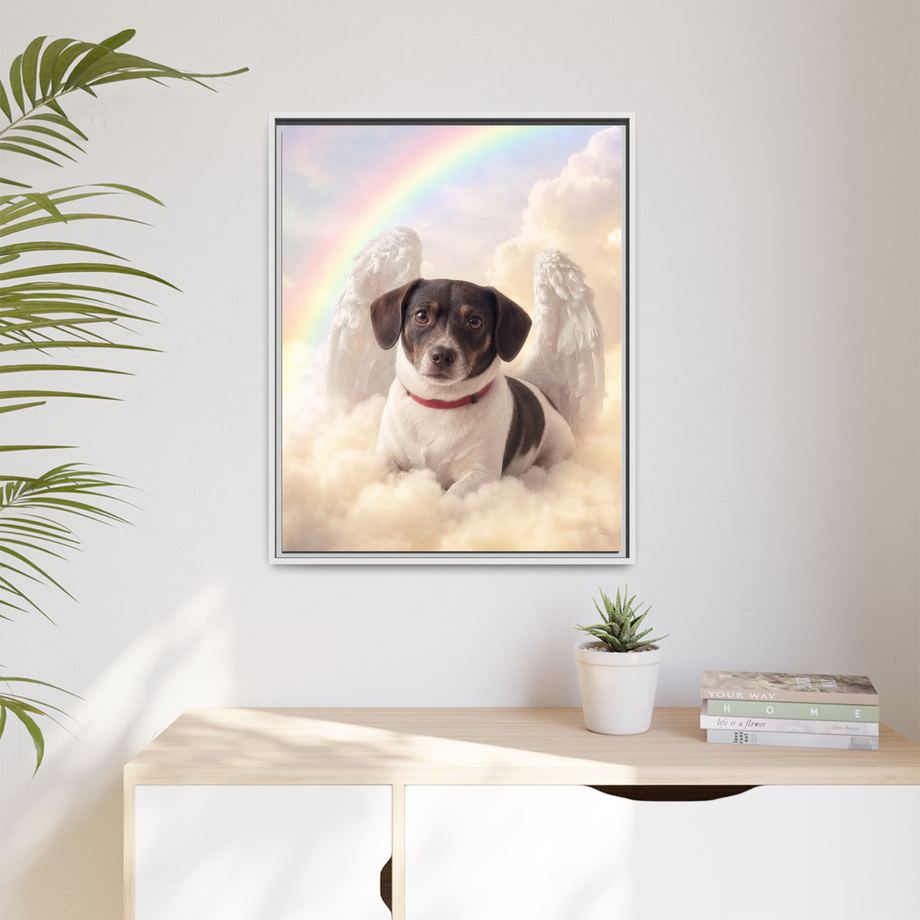 Framed 24x30 White context