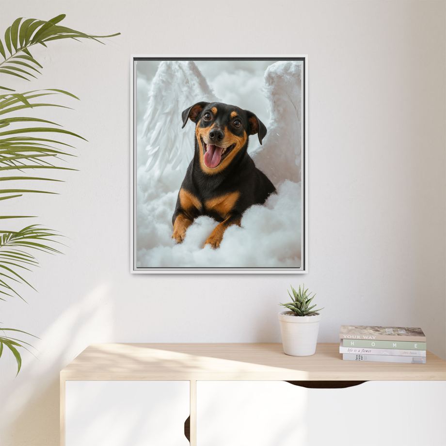 Framed 24x30 White context