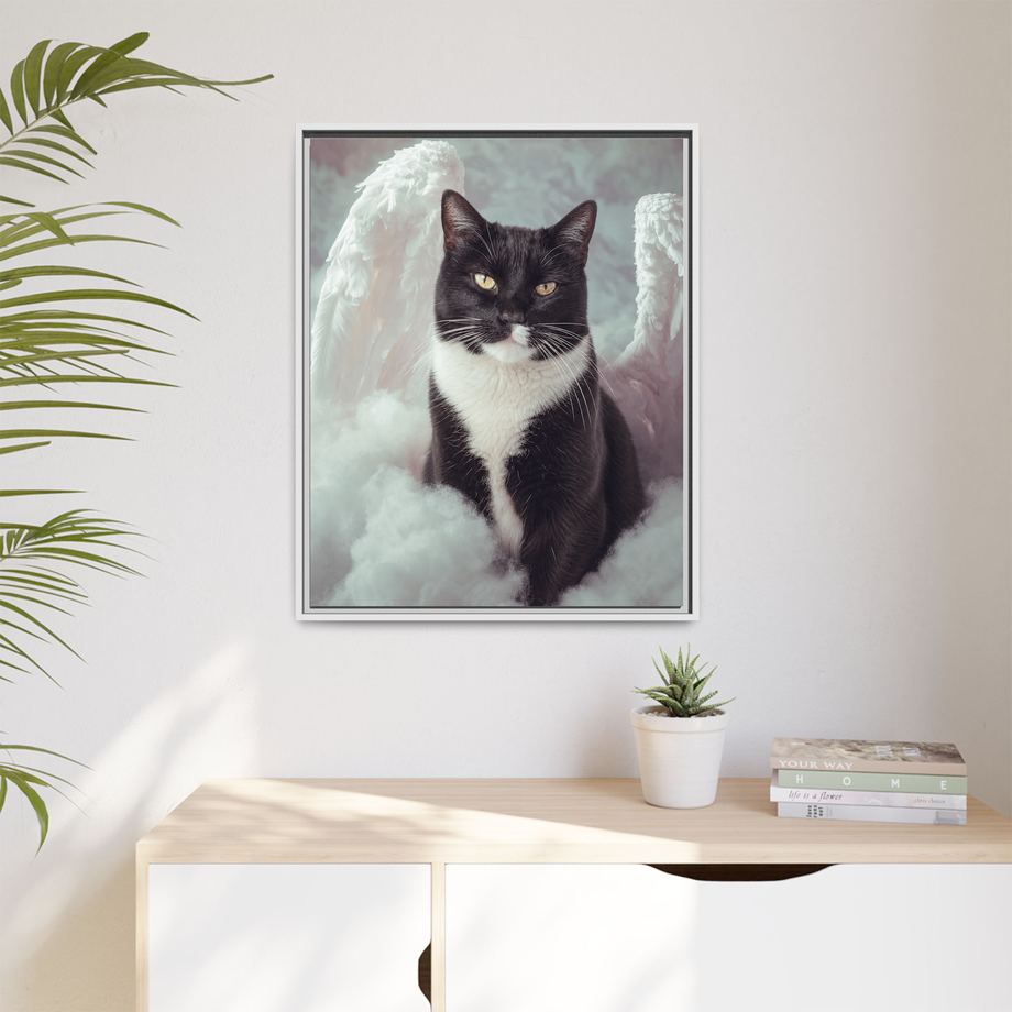 Framed 24x30 White context
