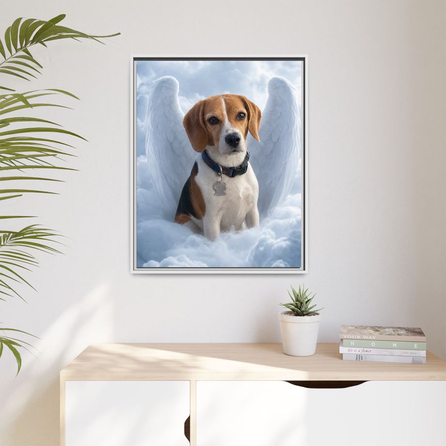Framed 24x30 White context