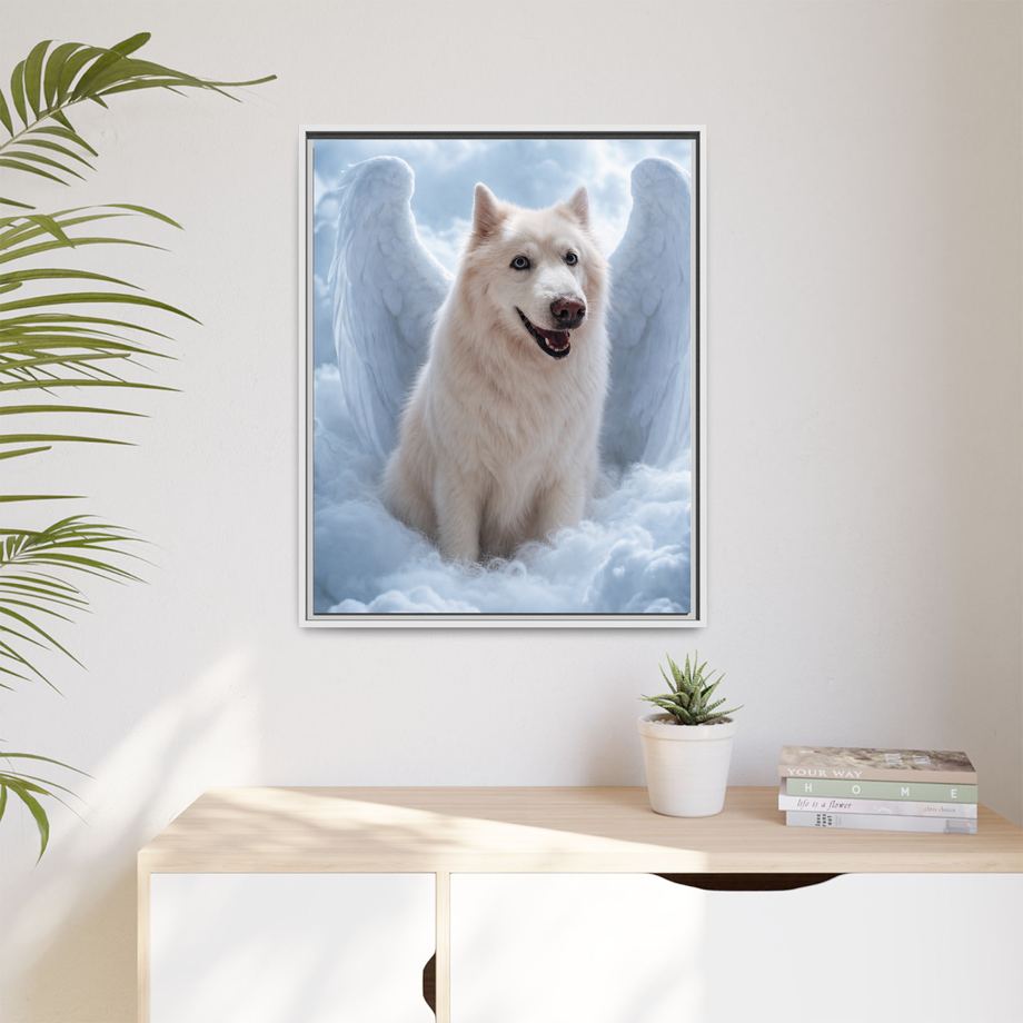 Framed 24x30 White context