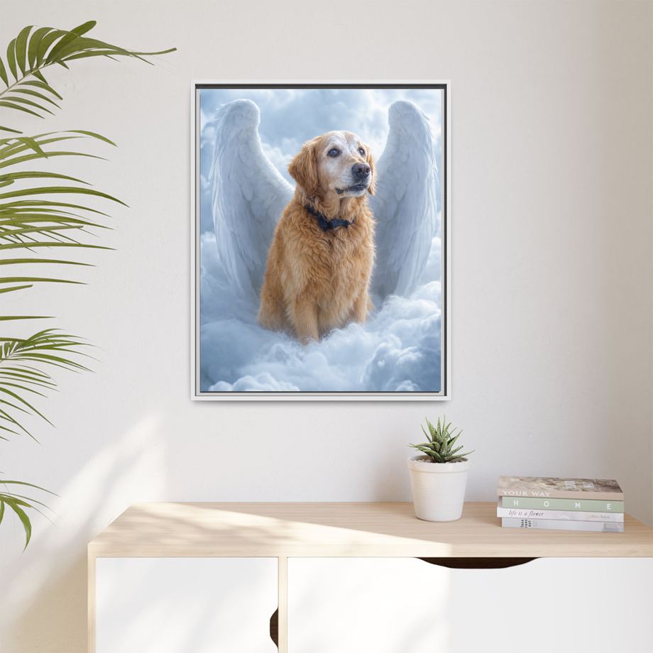 Framed 24x30 White context