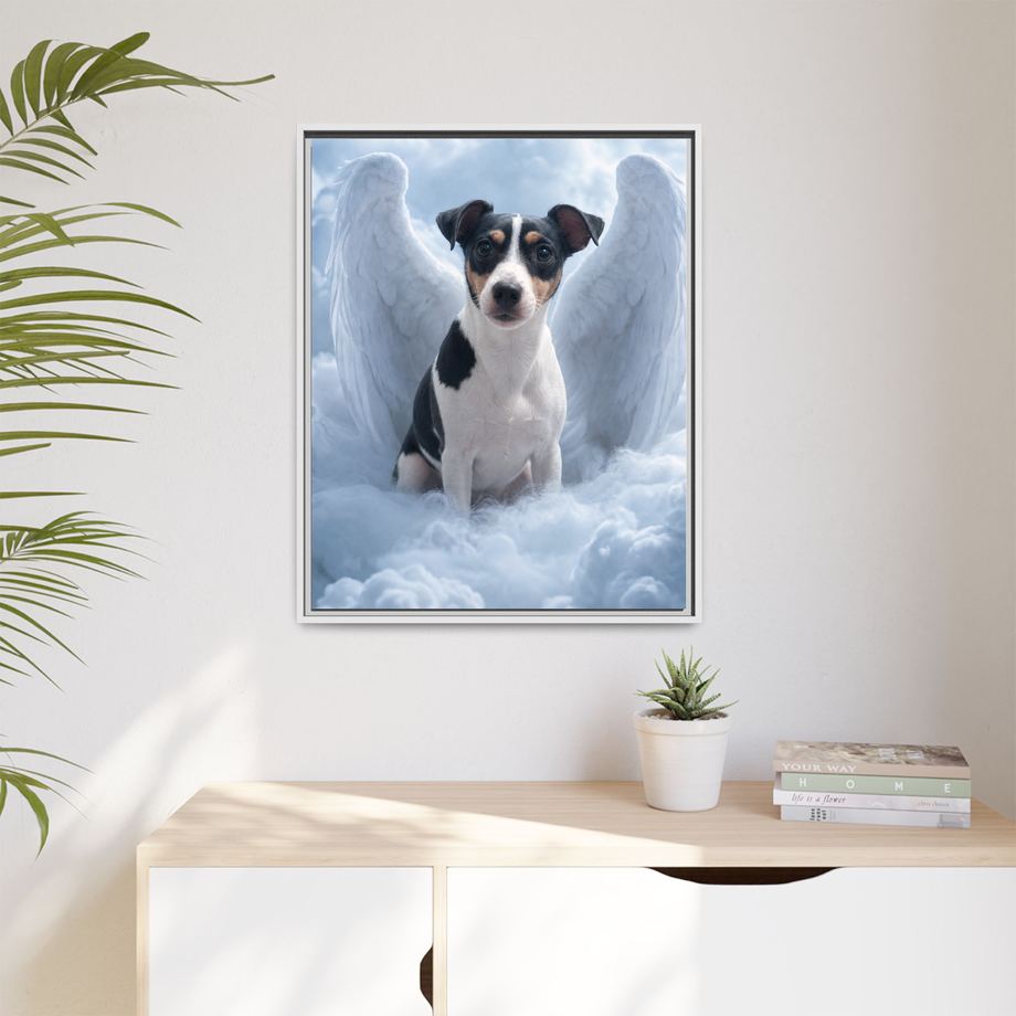 Framed 24x30 White context