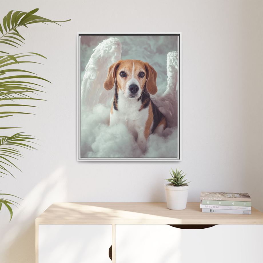 Framed 24x30 White context