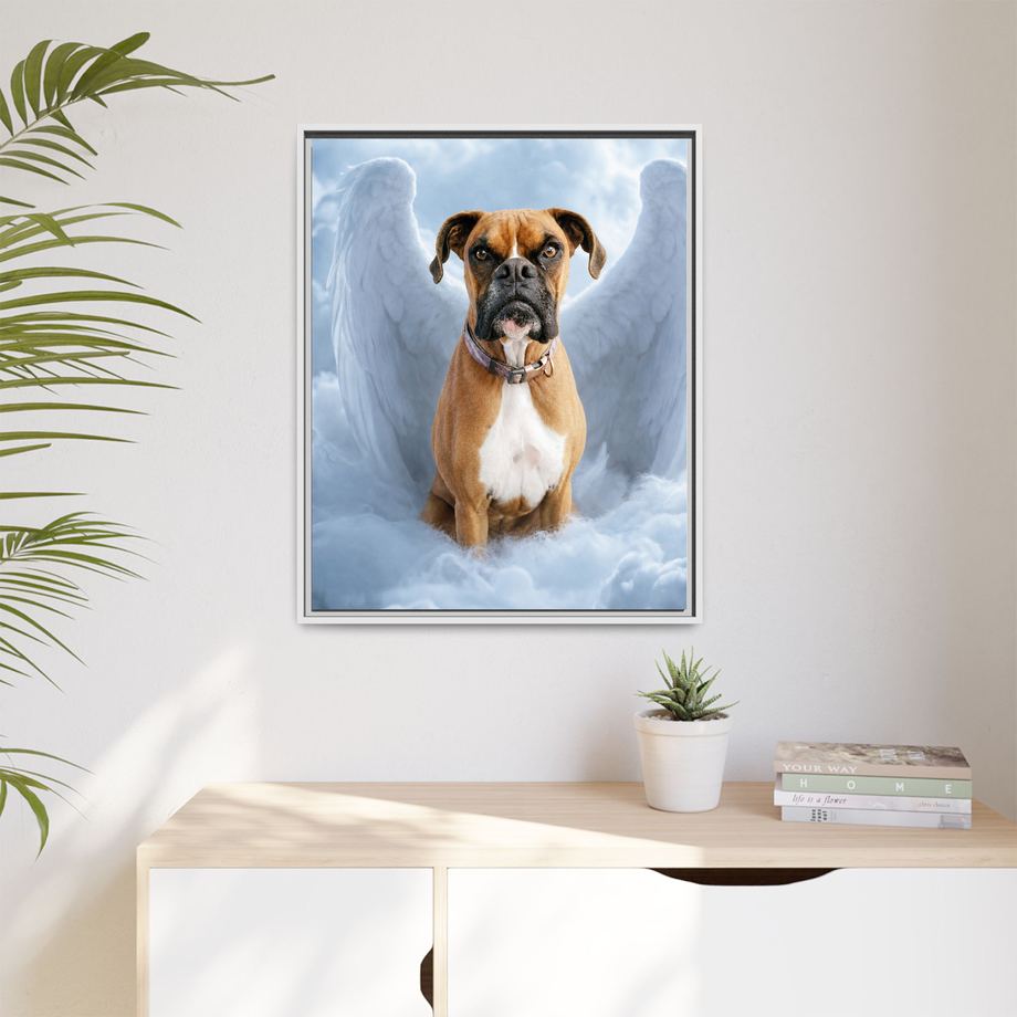 Framed 24x30 White context