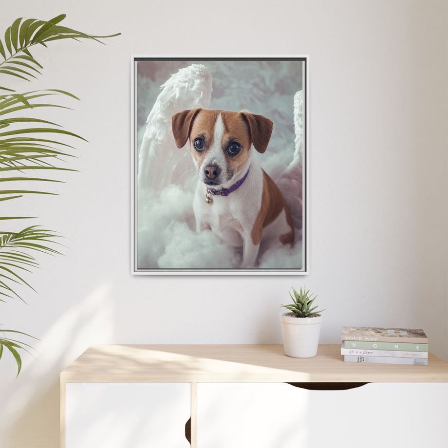 Framed 24x30 White context