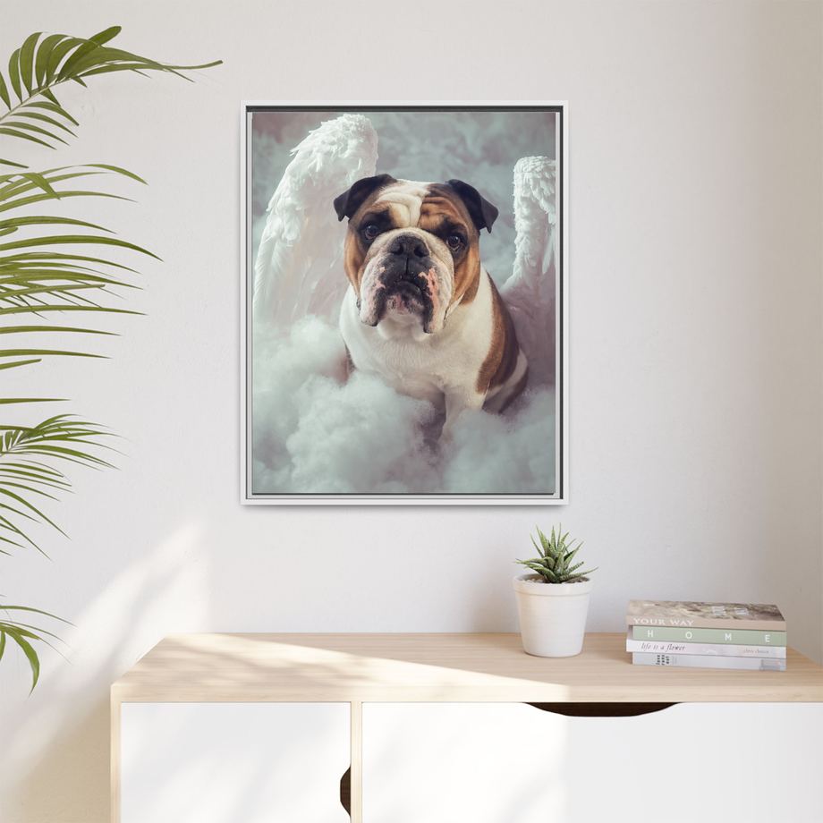 Framed 24x30 White context