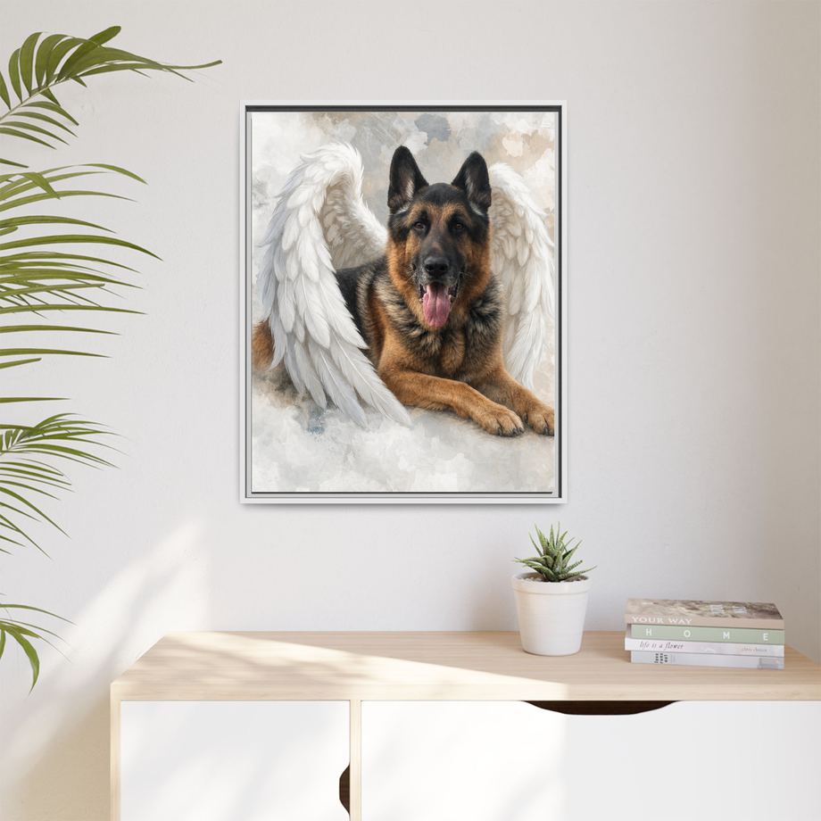 Framed 24x30 White context