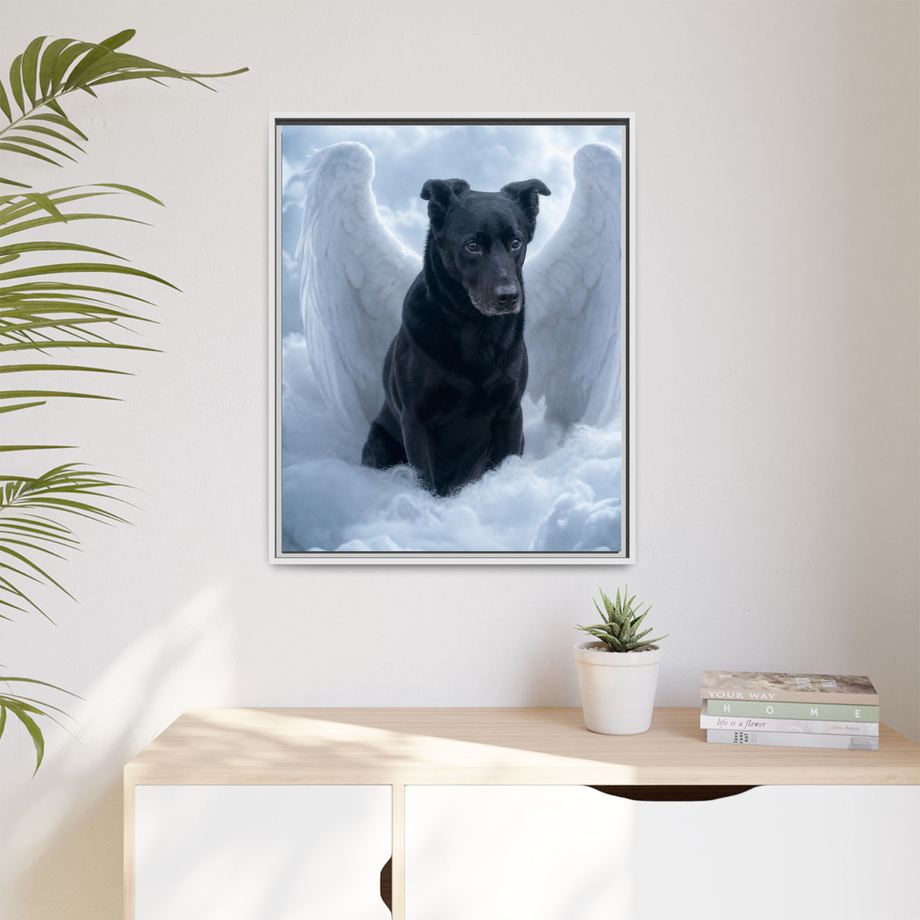 Framed 24x30 White context