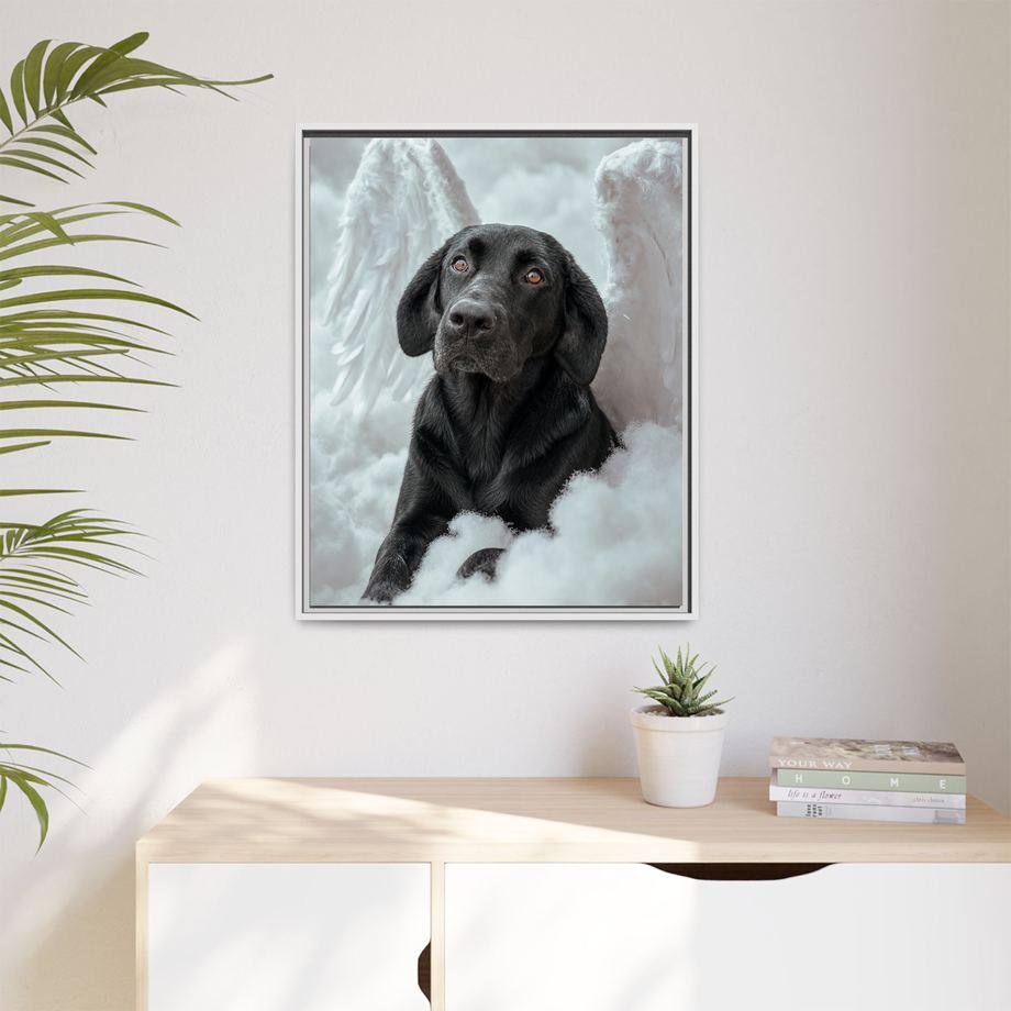 Framed 24x30 White context