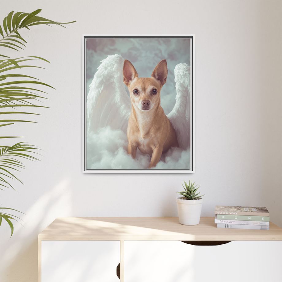 Framed 24x30 White context