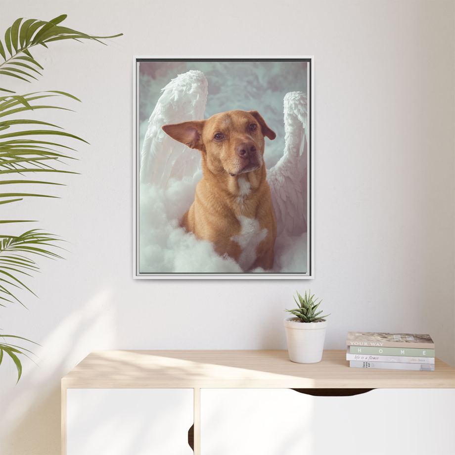 Framed 24x30 White context