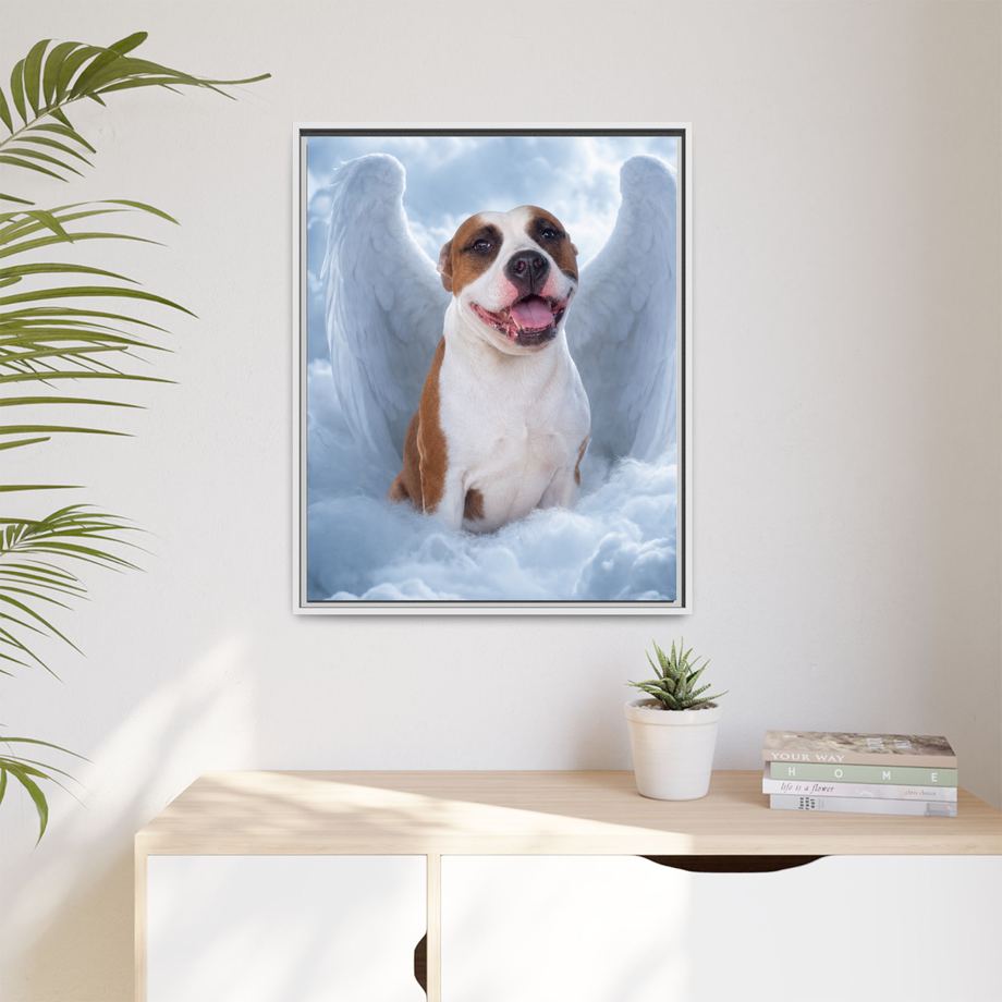 Framed 24x30 White context