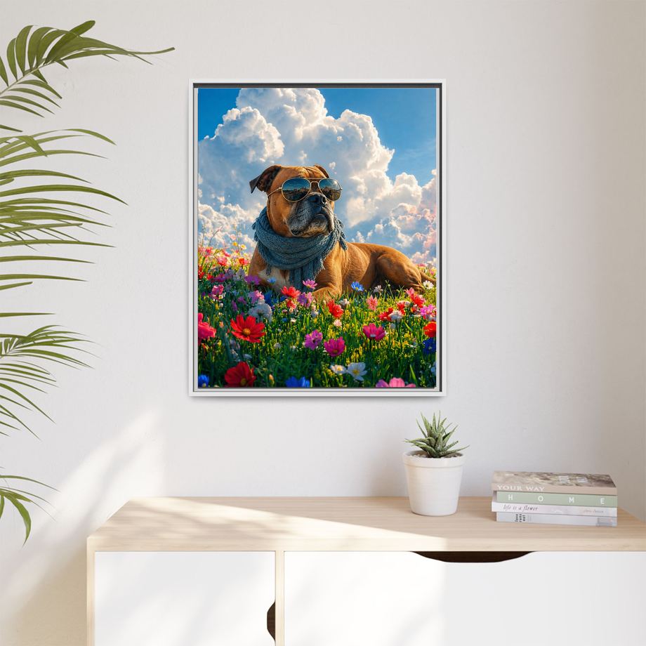 Framed 24x30 White context