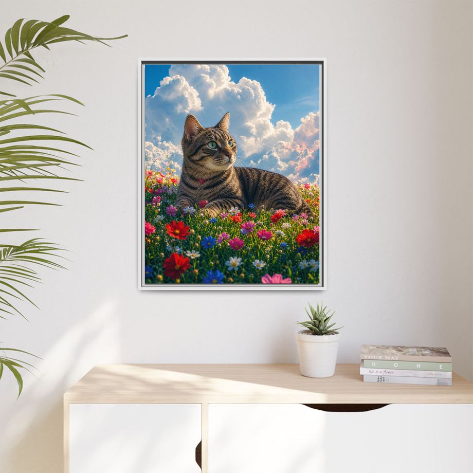 Framed 24x30 White context