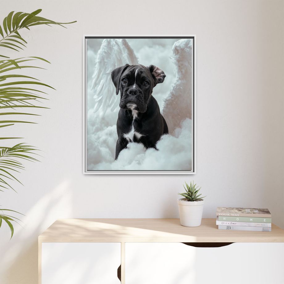 Framed 24x30 White context