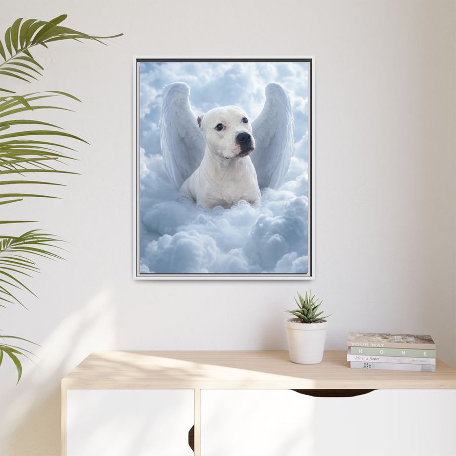 Framed 24x30 White context