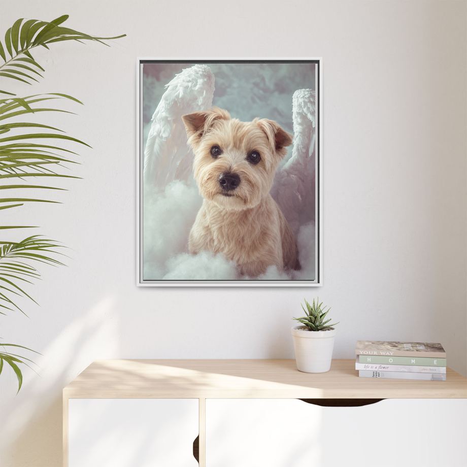 Framed 24x30 White context
