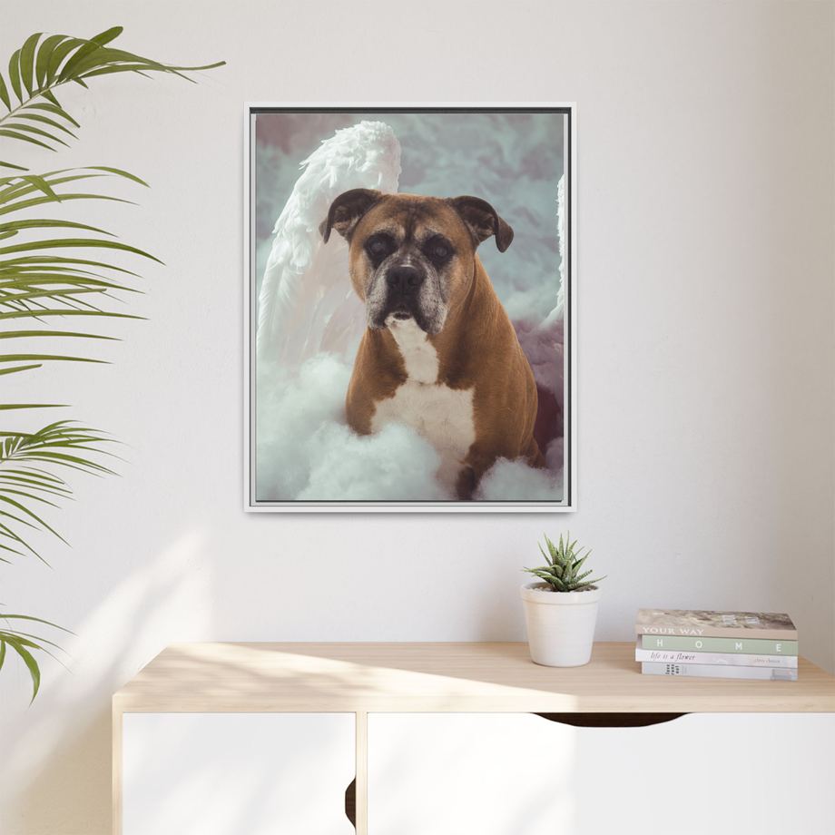 Framed 24x30 White context