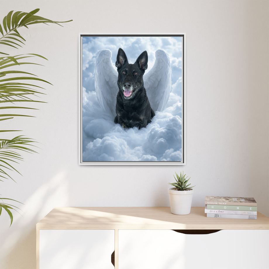 Framed 24x30 White context